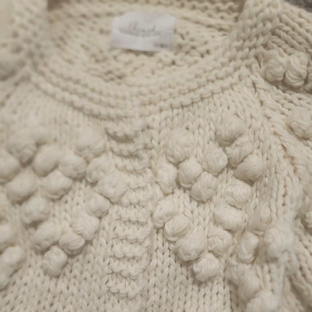 Chicwish Cream Knit Sweater